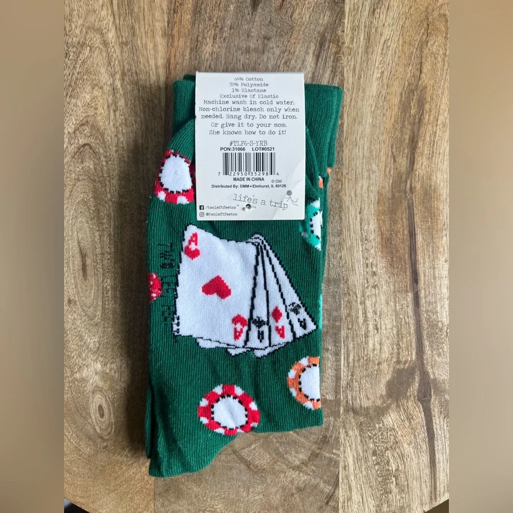 You’re Bluffing Unisex Poker Print Socks